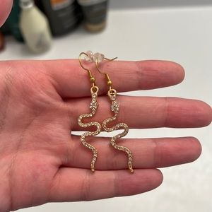 Snake earrings